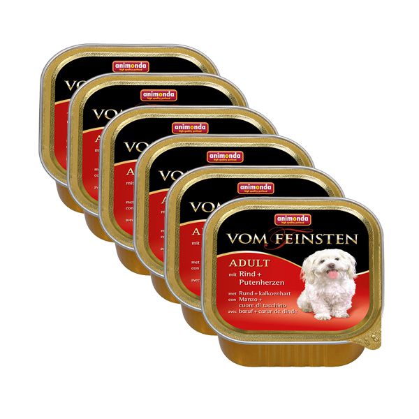 ANIMONDA pašteta - govedina + pureća srca, 6 x 150 g