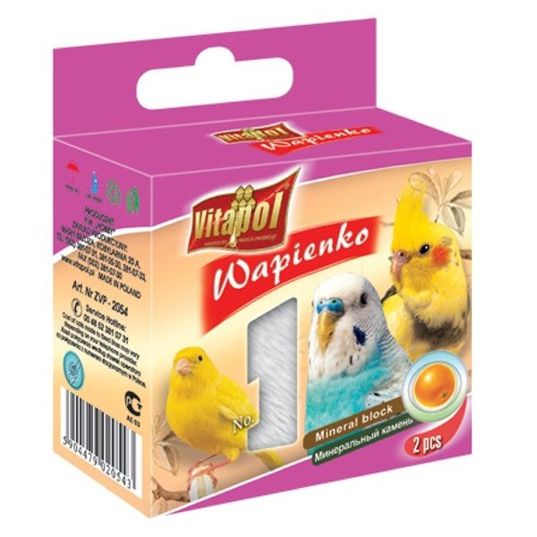 VITAPOL Mineralna kamen za ptice NARANČA - 35 g