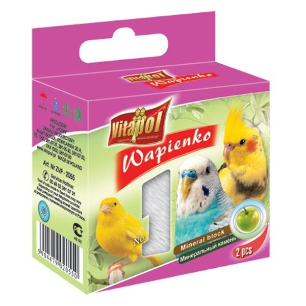 VITAPOL Minerali kamen za ptice JABUKA - 35 g