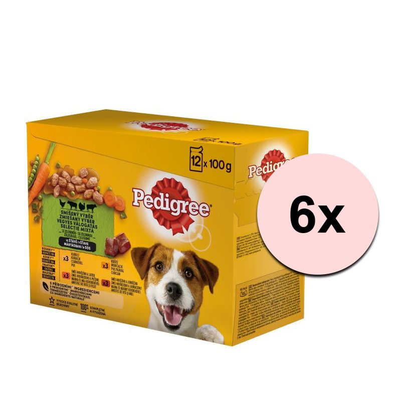 Pedigree vrećica s piletinom u umaku 6 x (12 x 100g)