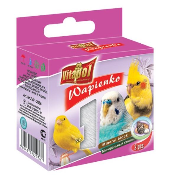 VITAPOL Mineralna kamen za ptice ŠKOLJKE - 35 g