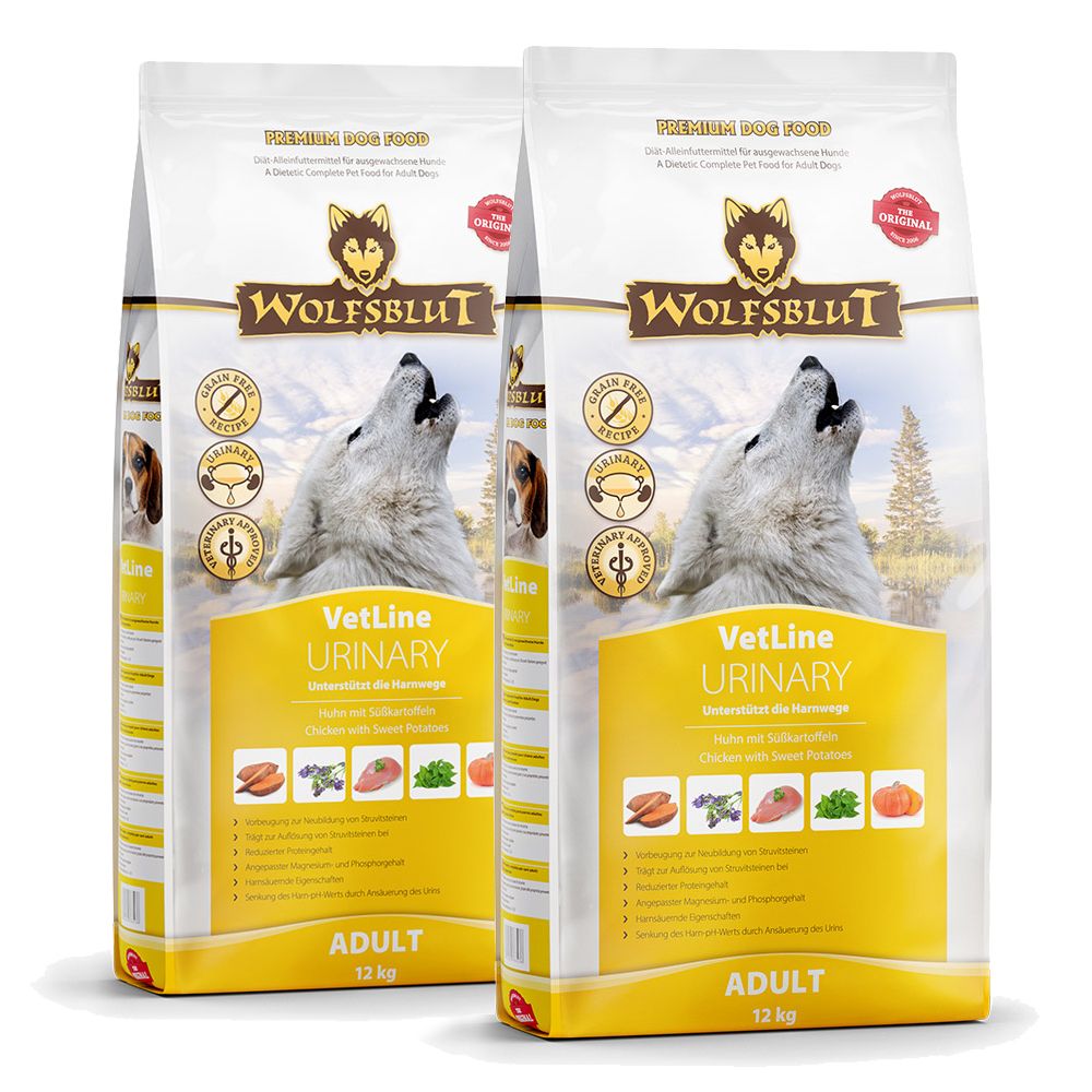 WOLFSBLUT VetLine Urinary 2 x 12 kg