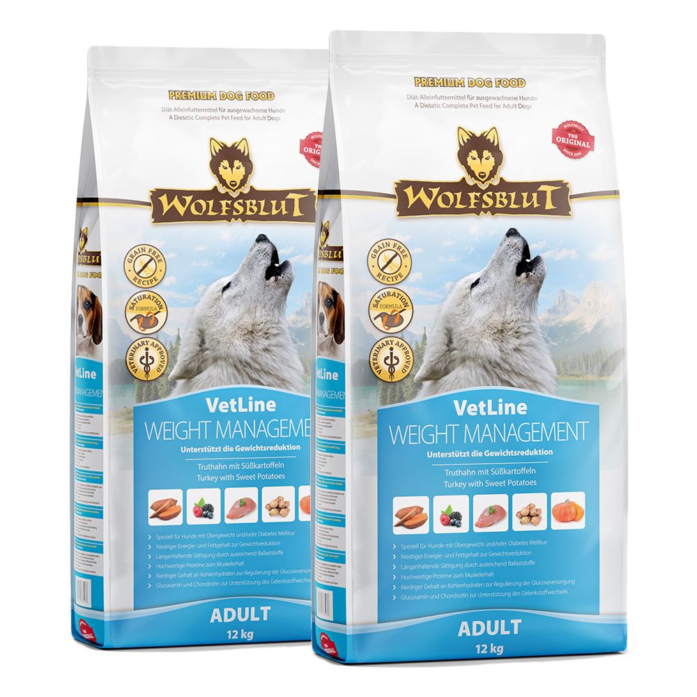 WOLFSBLUT VetLine Weight Management 2 x 12 kg