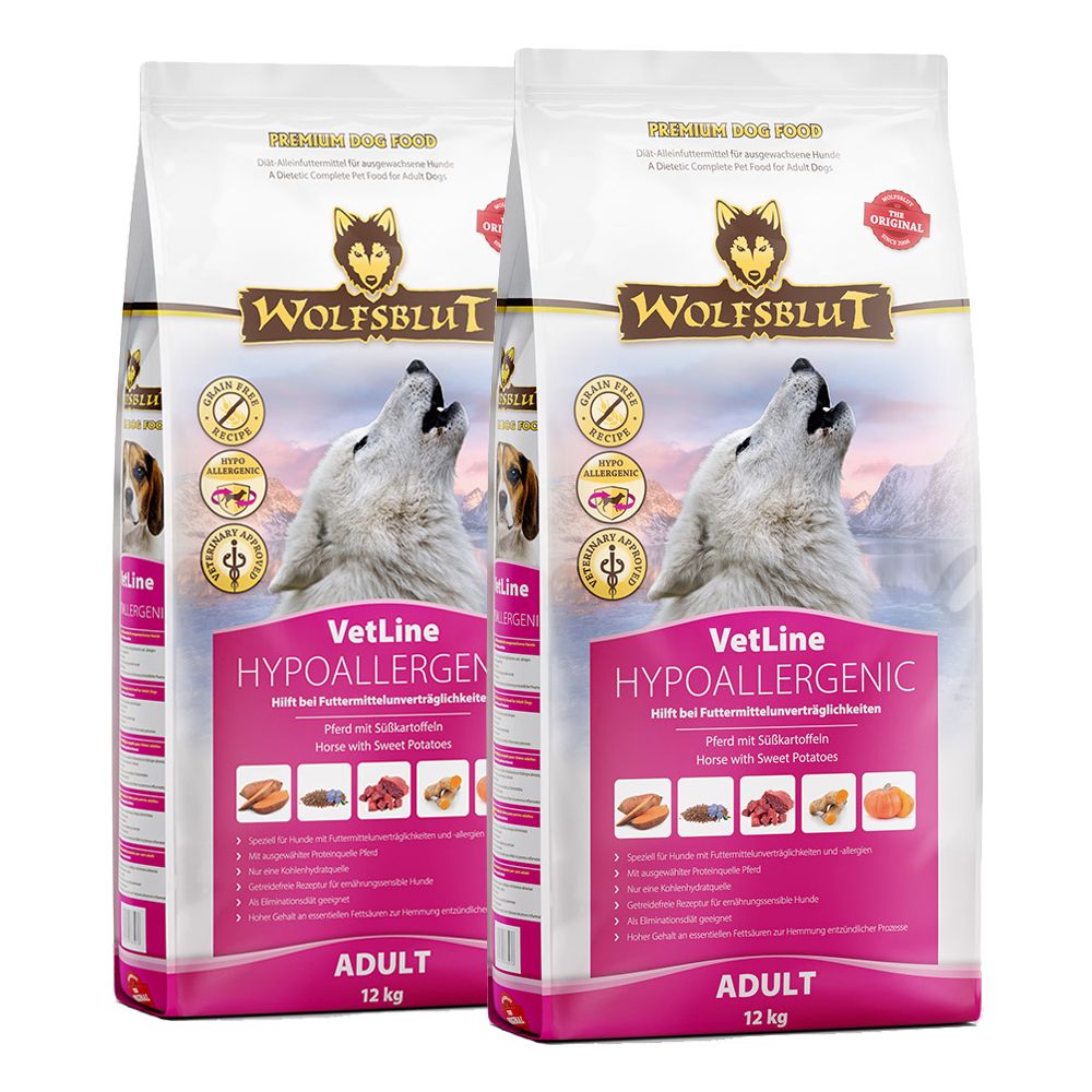 WOLFSBLUT VetLine Hypoallergenic 2 x 12 kg
