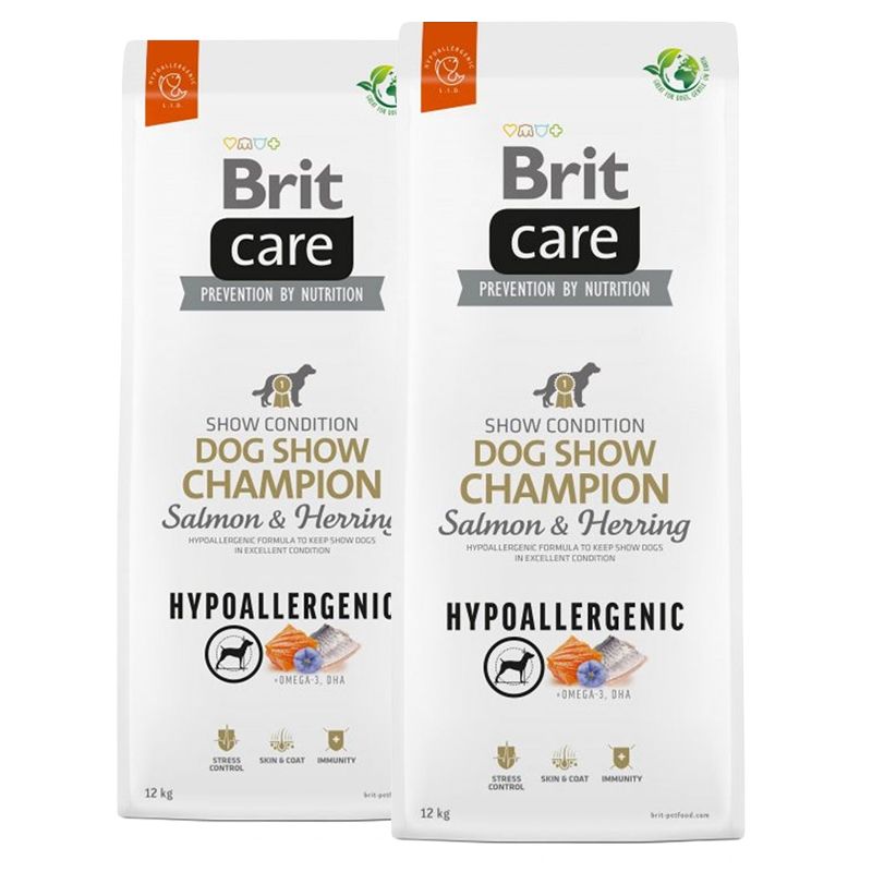 Brit Care Dog Hypoallergenic Dog Show Champion 2 x 12 kg