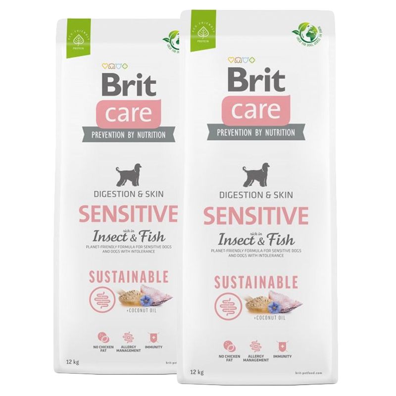 Brit Care Dog Sustainable Sensitive Insect & Fish 2 x 12 kg