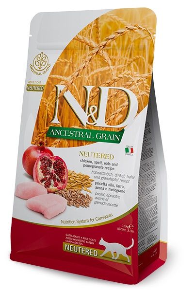 Farmina N&D cat LG ADULT Piletina & Granat 1,5 kg