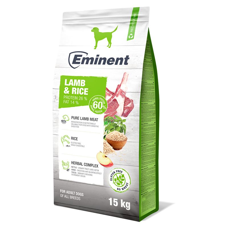 Eminent Lamb & Rice High Premium 15 kg