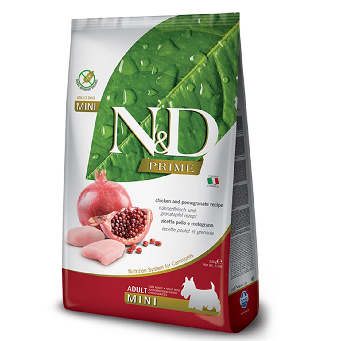 Farmina N&D dog GF ADULT MINI Piletina & Granat 2,5 kg