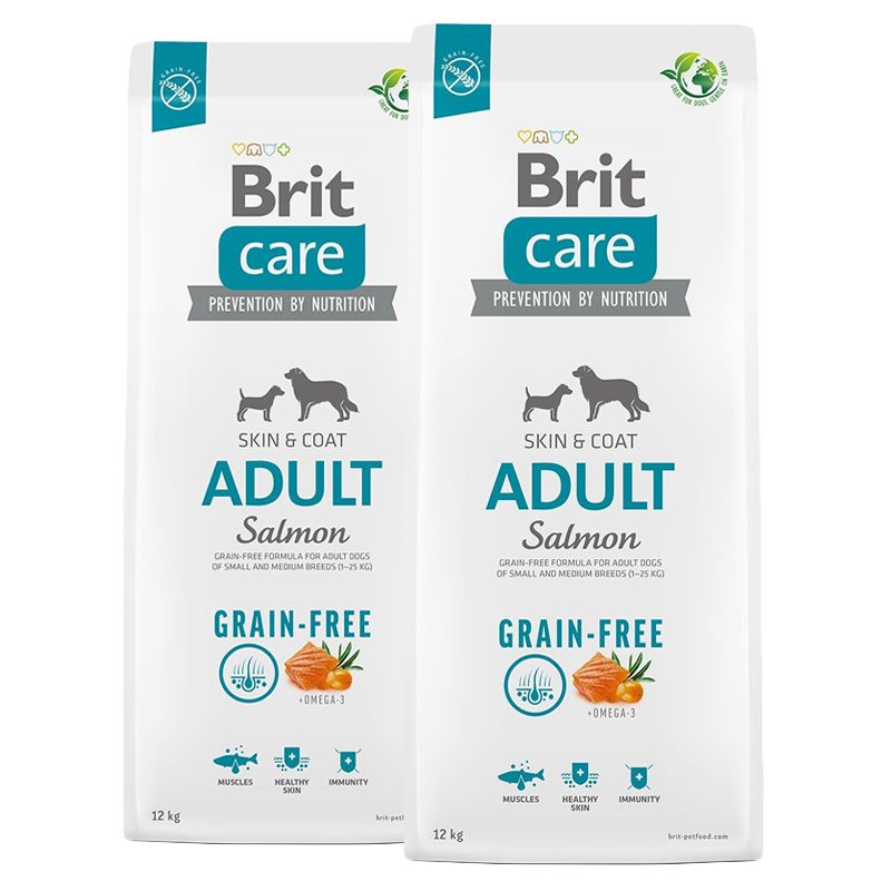 Brit Care Dog Grain-free Adult Salmon 2 x 12 kg