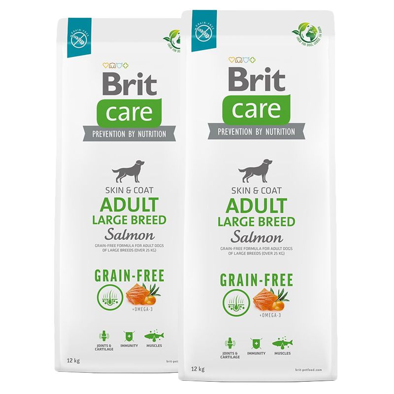 Brit Care Grain-free Adult Large Breed Salmon 2 x 12 kg