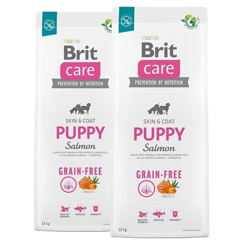 Brit Care Dog Grain-free Puppy Salmon 2 x 12 kg