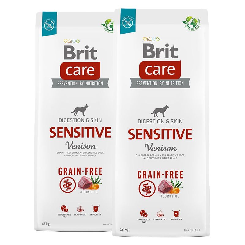 Brit Care Dog Grain-free Sensitive Venison 2 x 12 kg