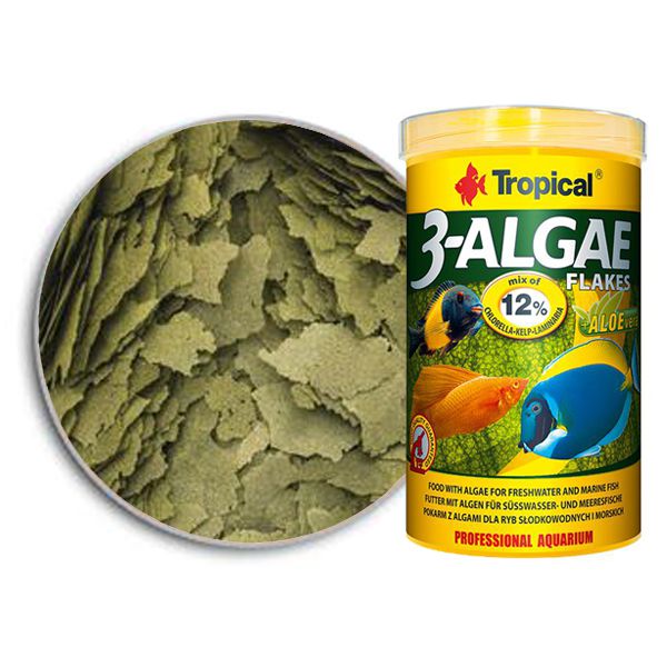 TROPICAL 3-Algae Flakes 1000ml/200g