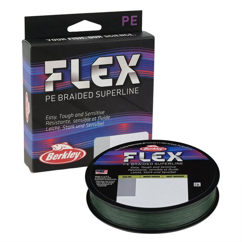Berkley Flaks Flex Moss Green 135m 0,18mm