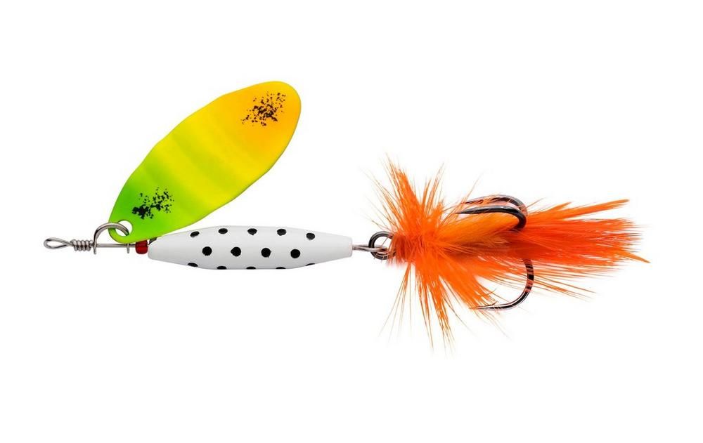 Abu Garcia Leptir varalica Reflex White Spinners 7g Fire Tiger