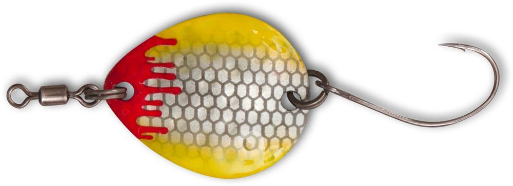 Magic Trout Žlica Bloody Blades 2/2,1g Pearl/Yellow
