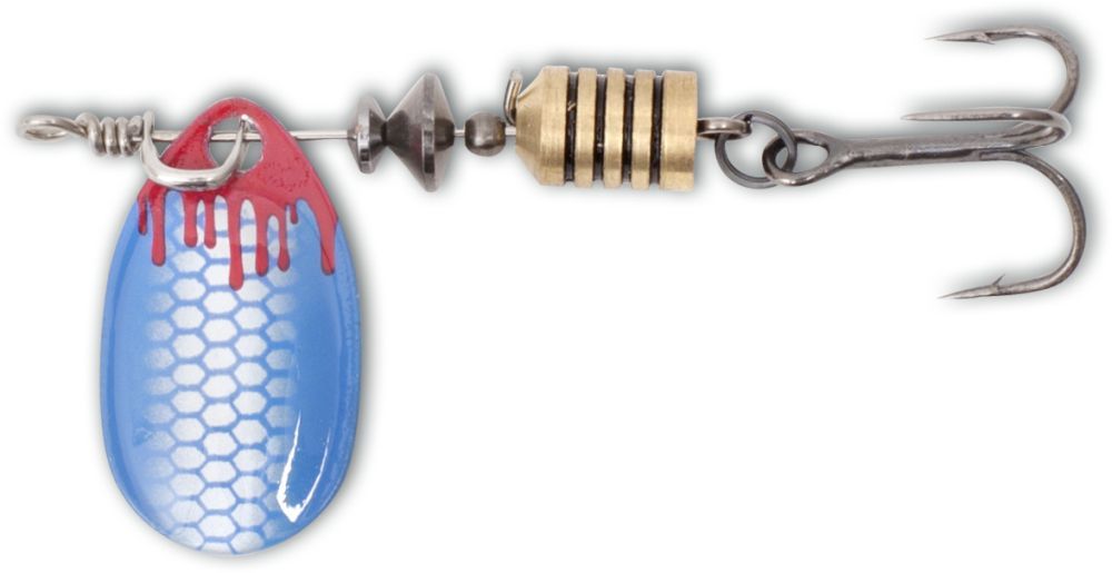 Magic Trout Leptir varalica Bloody Zoom Spinner 1/3,6g Silver/Blue