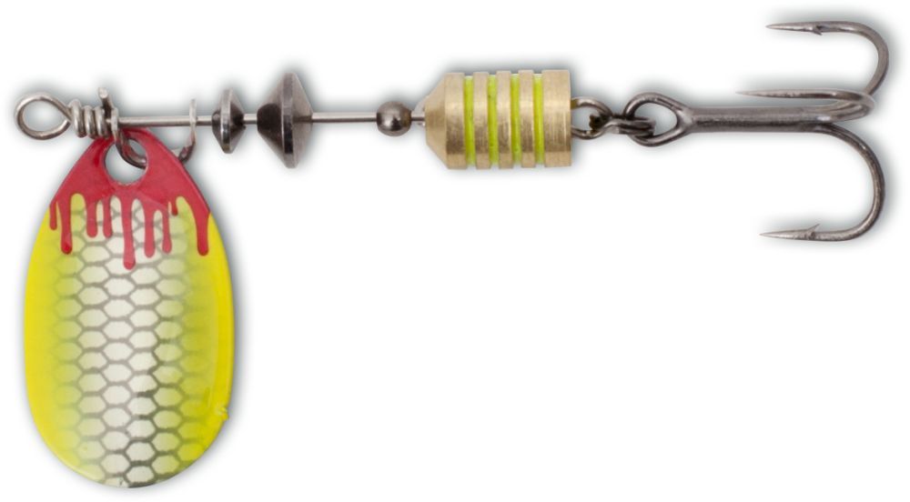 Magic Trout leptir varalica Bloody Zoom Spinner 1/3,6g Pearl/Yellow