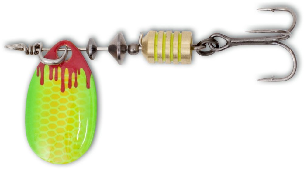 Magic Trout leptir Bloody Zoom Spinner 1/3,6g Yellow/Green