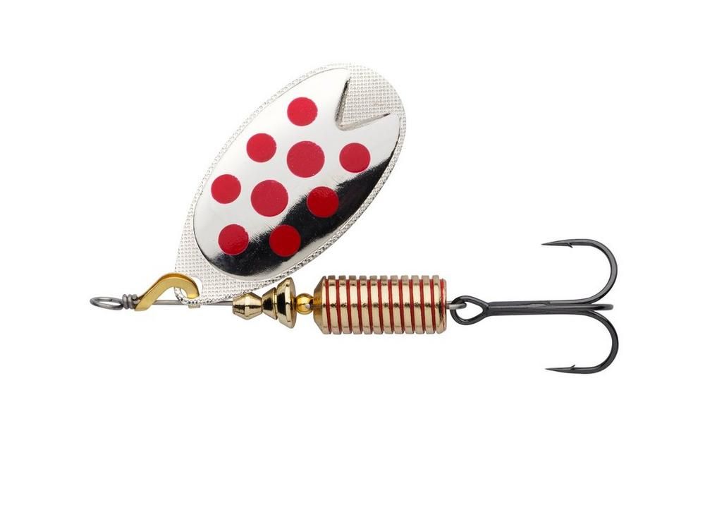 Abu Garcia Leptir varalica Fast Attack 4,5g Srebrna/Crvene Tockice