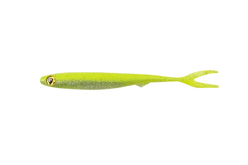 Fox Rage Varalica Slick Finesse Super Soft 11cm UV Chartreuse Ayu