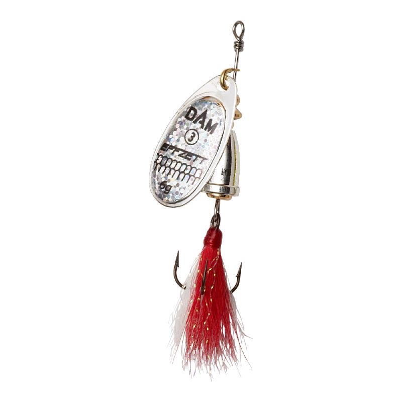 DAM Effzett Leptir Executor Dressed Spinner 1/3g Reflex Silver