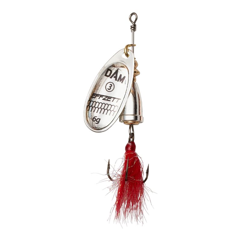 DAM Effzett Leptir varalica Executor Dressed Spinner 1/3g Srebrna