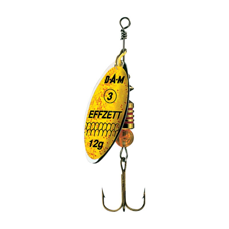 DAM Effzett Leptir Predator Spinner 2/7g Reflex Yellow