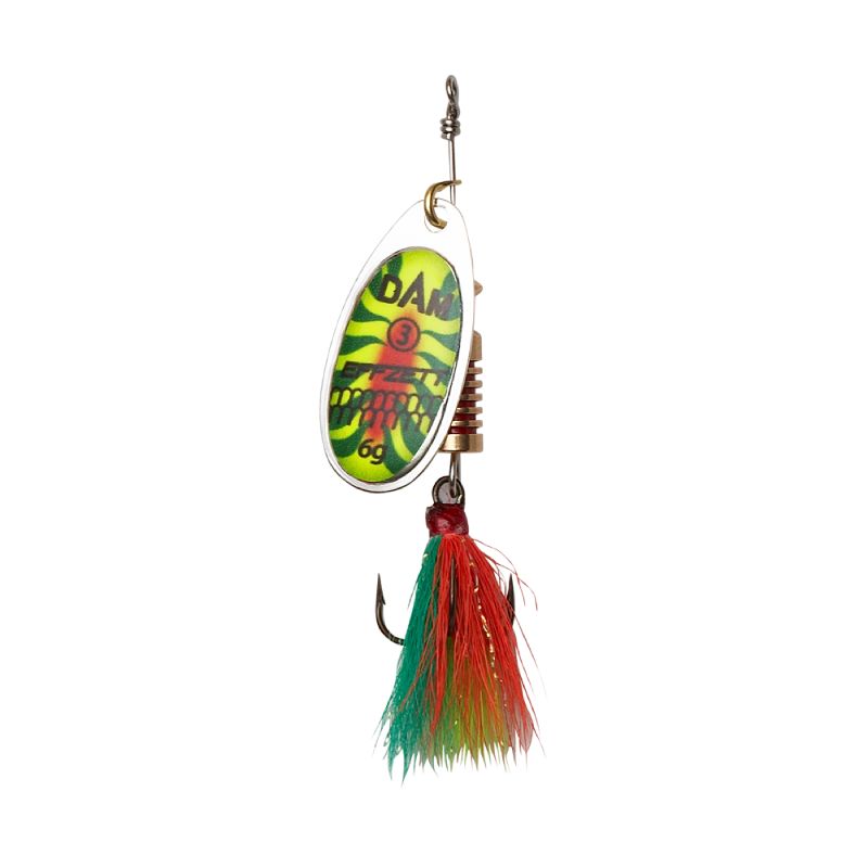 DAM Effzett Leptir Standard Dressed Spinner 1/3g Fire Shark