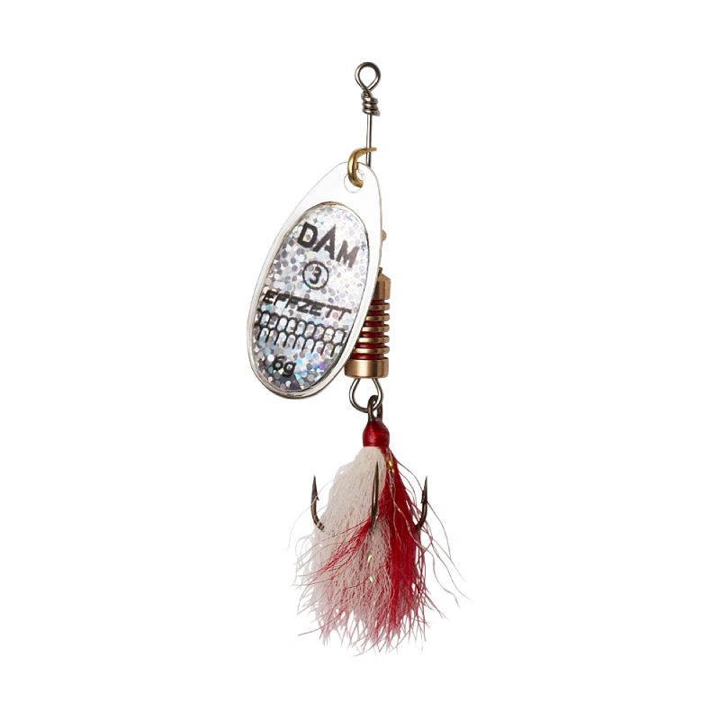 DAM Effzett Leptir Standard Dressed Spinner 1/3g Reflex Silver