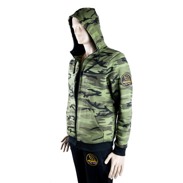 Mikbaits Dukserica Zip up camou M
