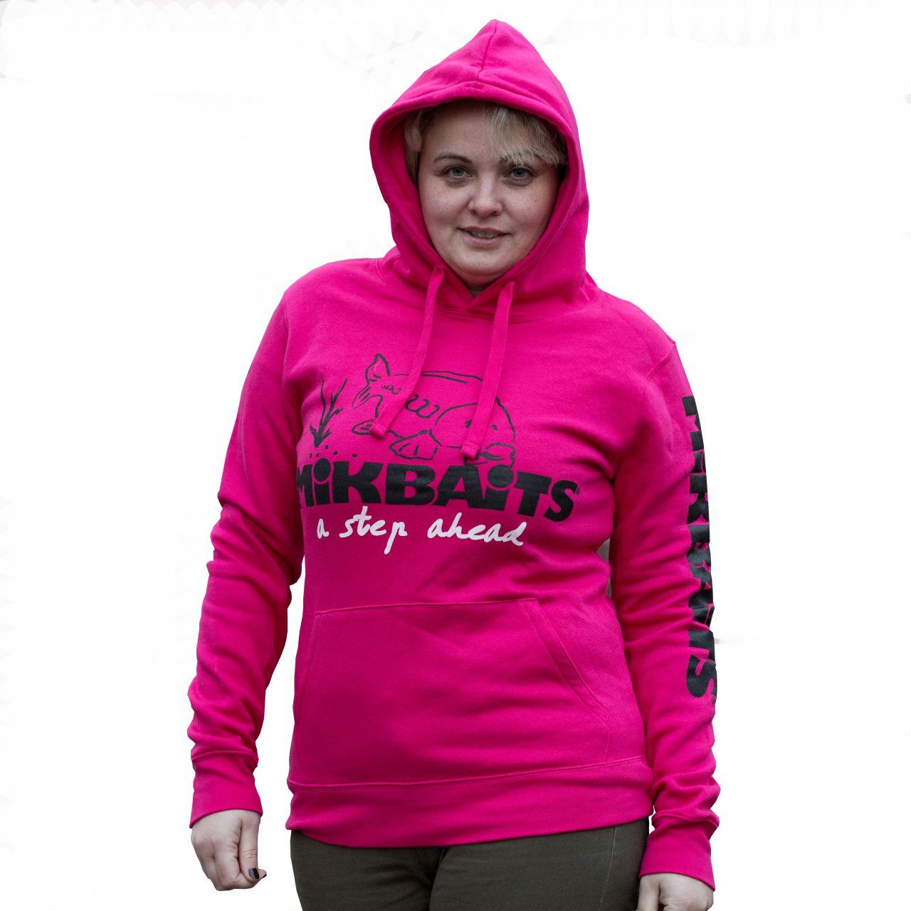 Mikbaits Ženska dukserica ružicasta XL