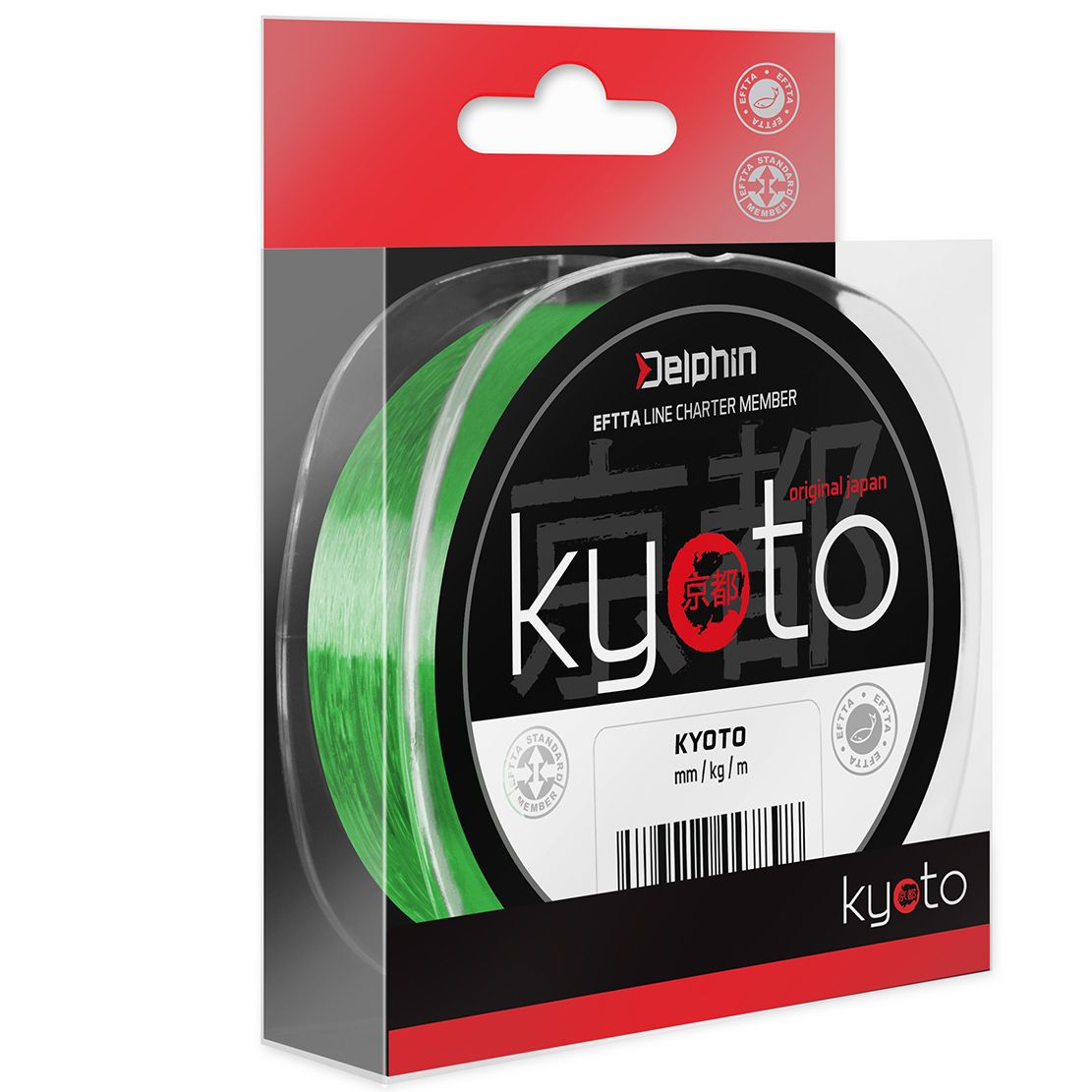 Delphin Flaks KYOTO / fluo zeleni 200m 0,203mm