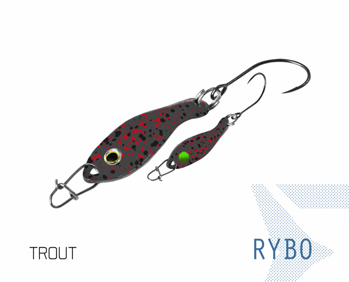 Žlica Delphin RYBO 8/0,5g Neon