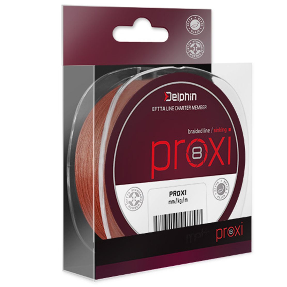 Delphin Upredenica PROXI 8 smeda 300m 0,10mm 12,2lbs