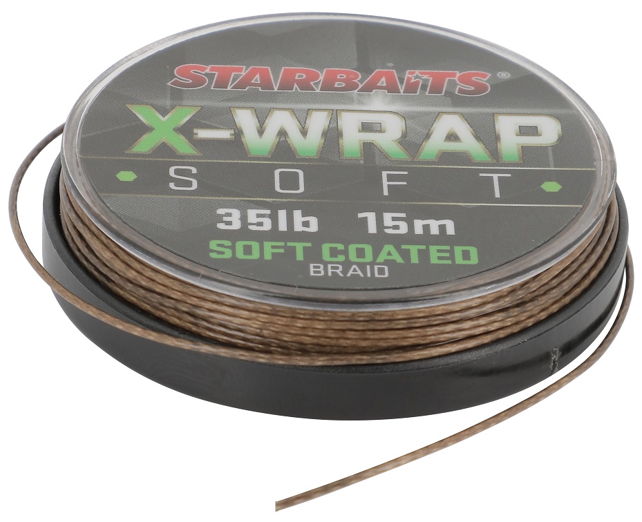Starbaits upredenica za predveze X WRAP SOFT COATED 15m 35lb