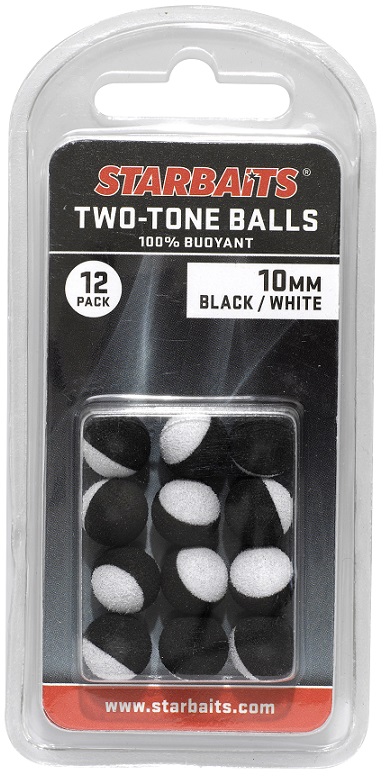 Two Tones Balls 10mm POP UP 12 kom crna/bijela