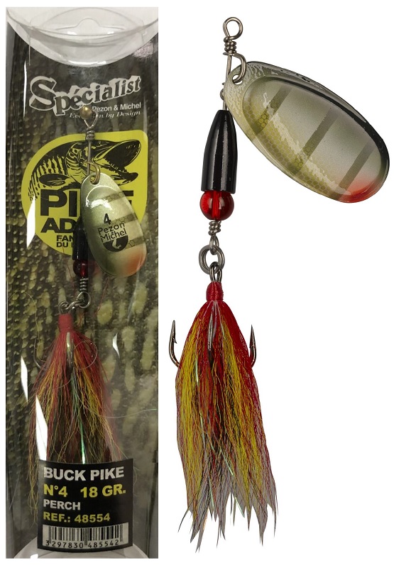 Pezon&Michel Leptir varalica Buck Pike 6/24g Perch