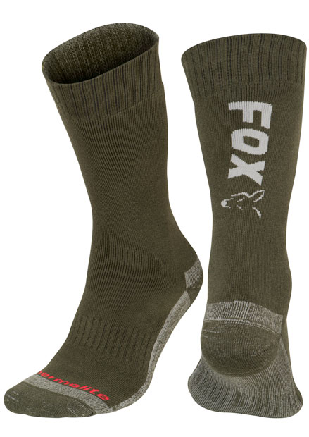 Fox Collection Socks green/silver, 10 - 13 (eu 44-47)