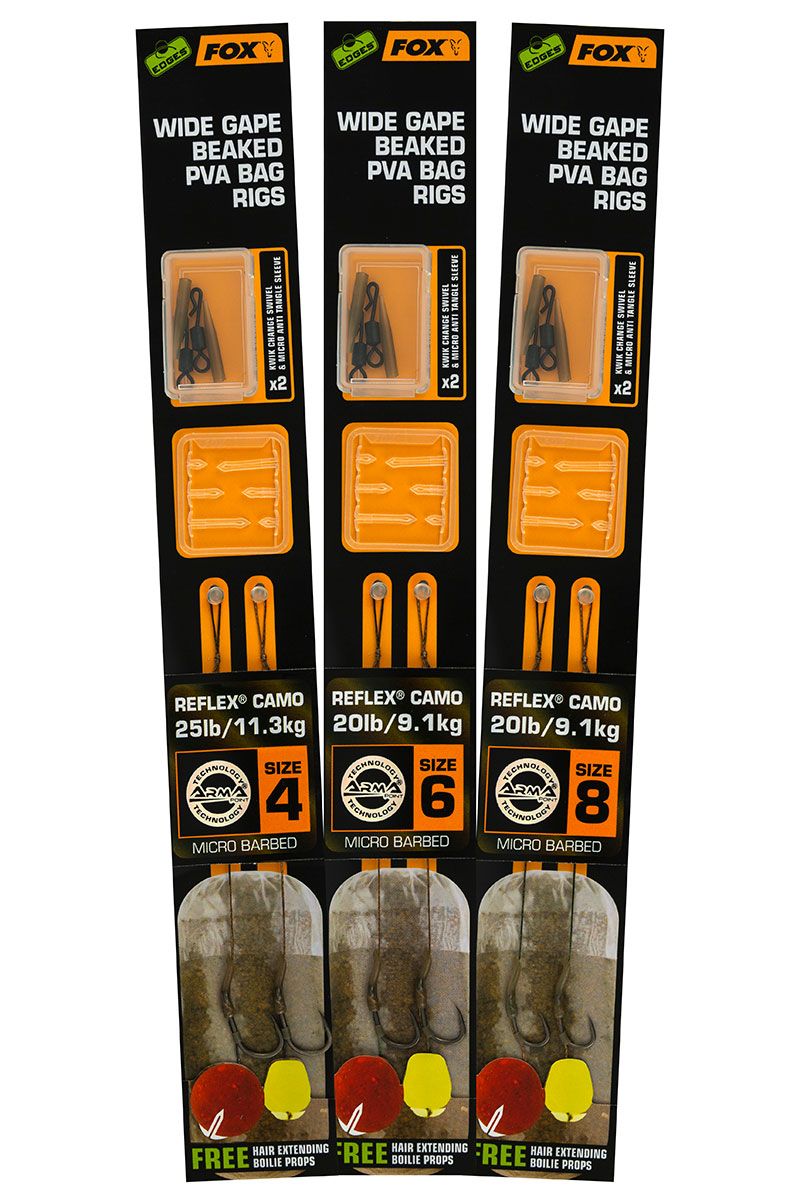 Fox Predvez Edges Wide Gape Beaked PVA Bag Rigs 6