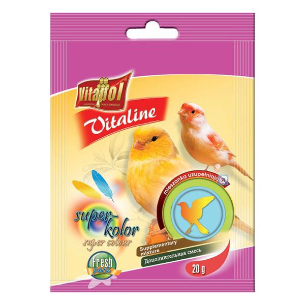 VITAPOL - mješavina Vitaline Super kolor za ptice, 20 g