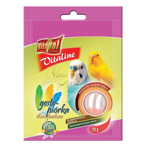 VITAPOL - mješavina Vitaline gusta perja za ptice, 20 g
