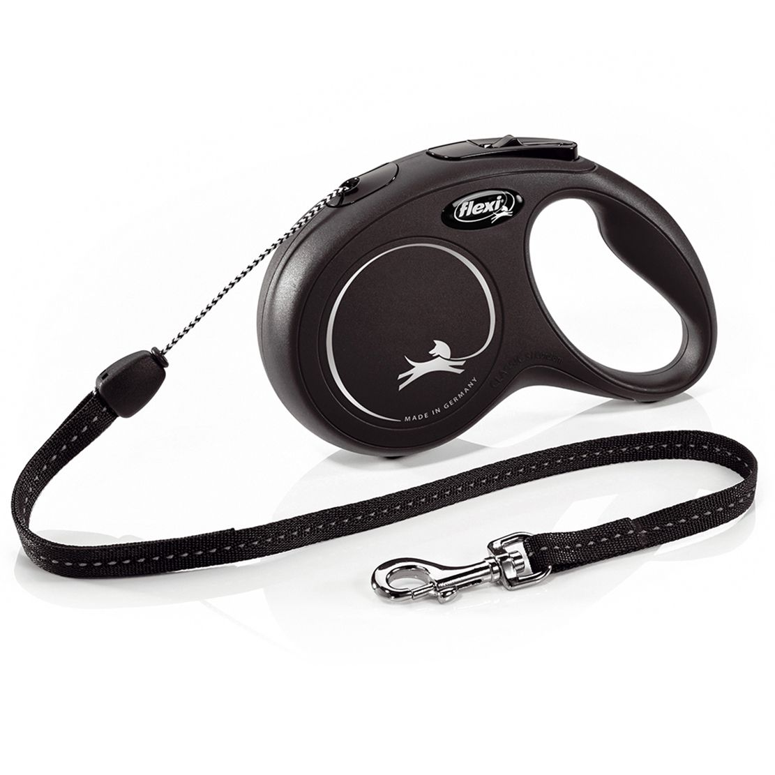 Flexi povodac New Classic S do 12kg, 8m uže - crna