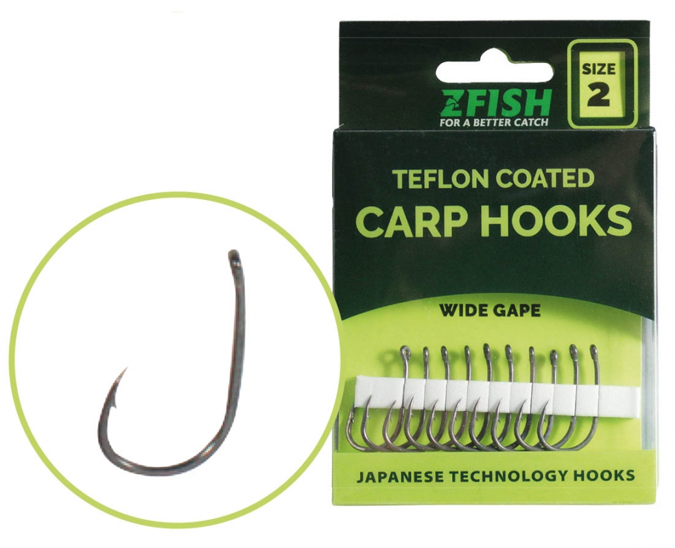 Zfish Teflonske Udice Wide Gape 6