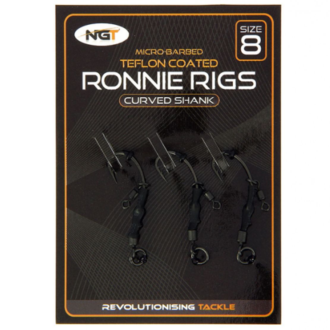 NGT Sistem Ronnie Rig & Teflon Hooks 3 kom 8