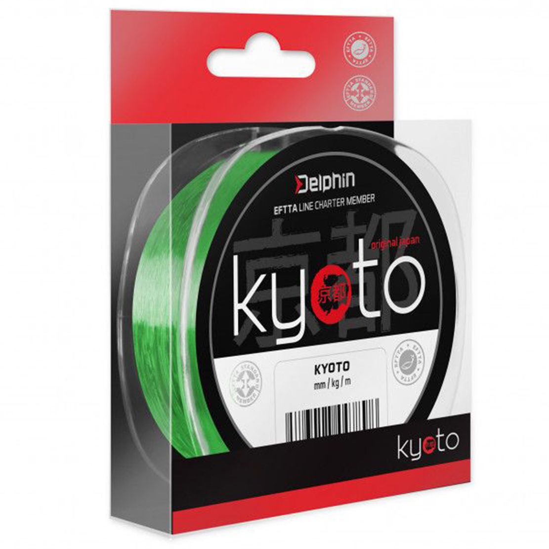 Monofil Delphin KYOTO / fluo zeleni 300m 0,261mm