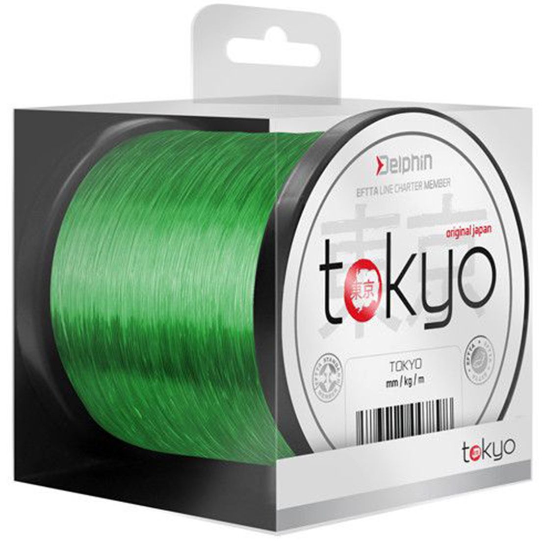 Monofil Delphin TOKYO / fluo zeleni 600m 0,369mm
