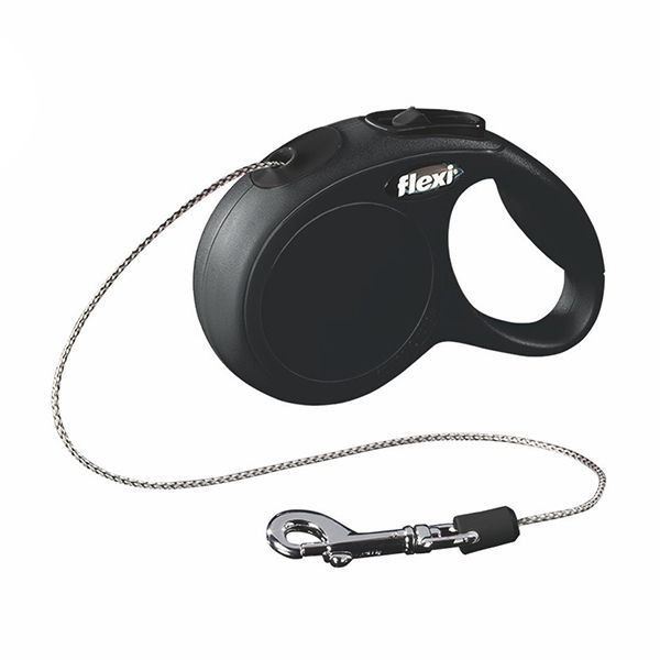 Flexi povodac New Classic XS do 8kg, 3m kabel - crni