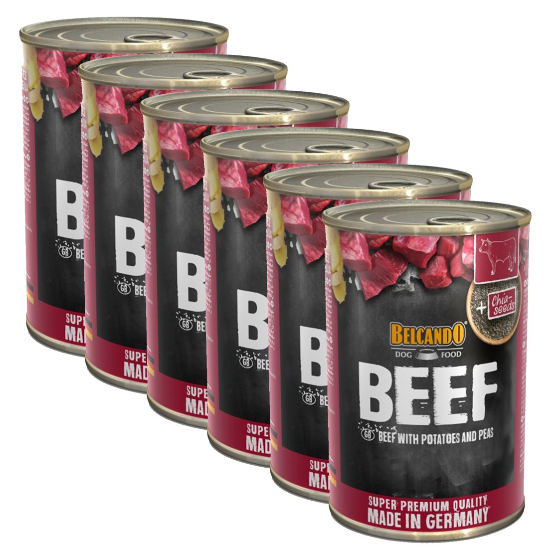 BELCANDO Govedina + krumpir i grašak - 6 x 400g